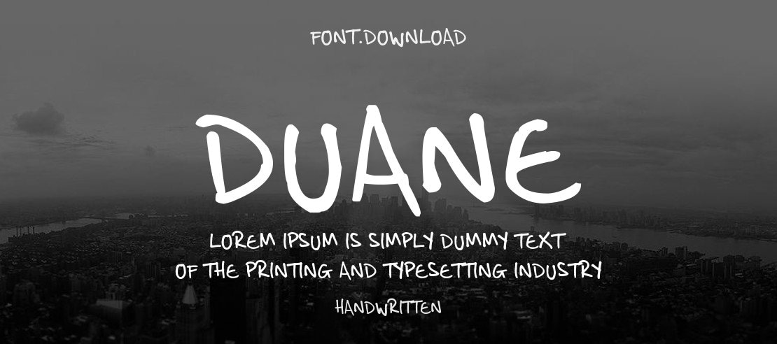 Duane Font