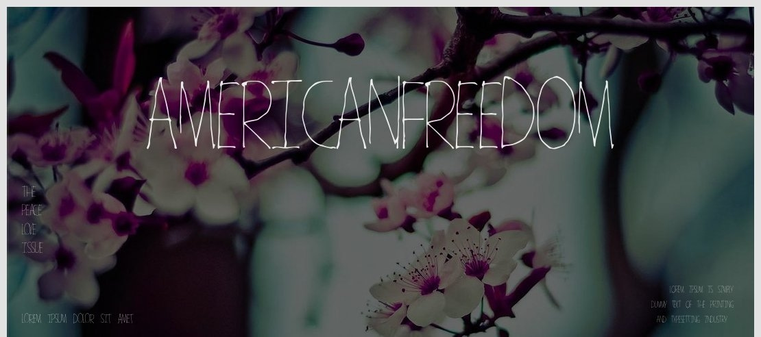 AmericanFreedom Font