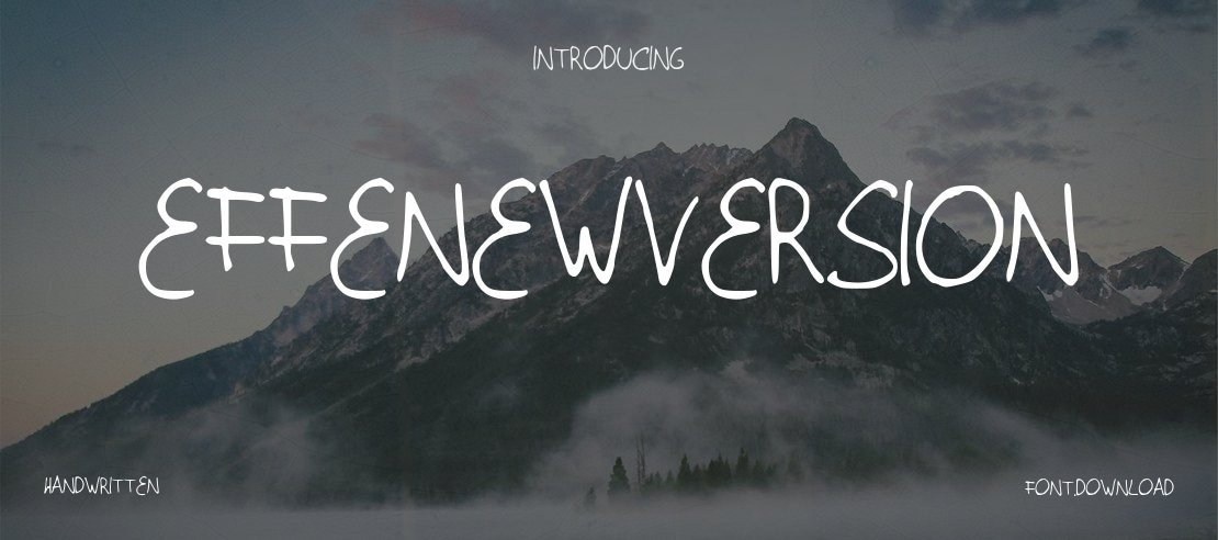 EffeNewVersion Font