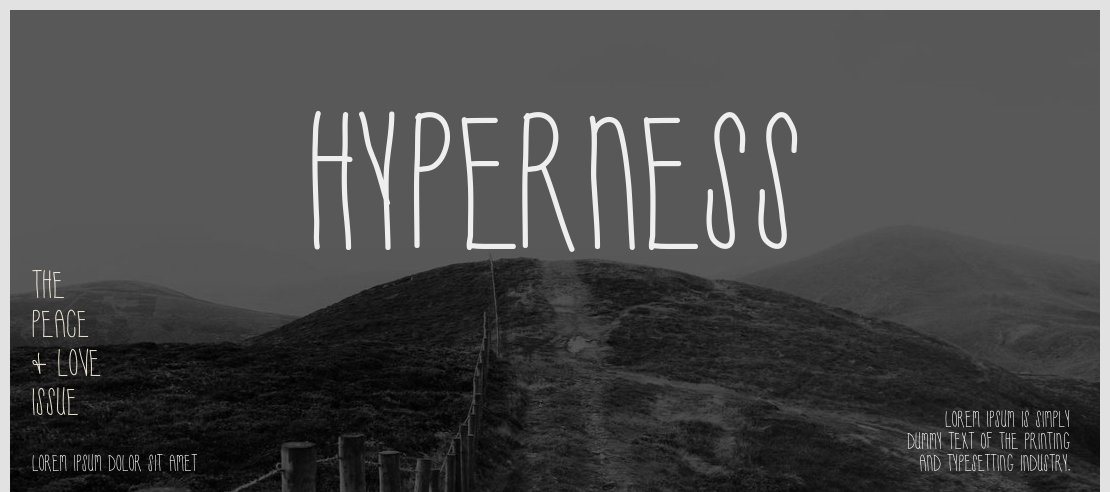 Hyperness Font