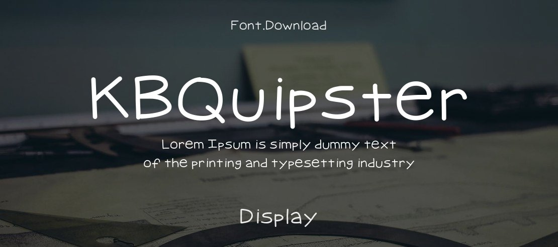 KBQuipster Font Family