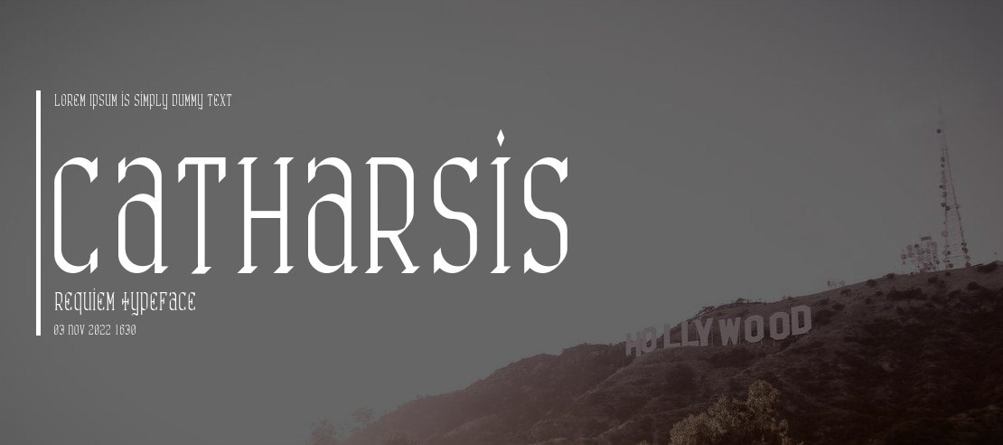 Catharsis Requiem Font Family