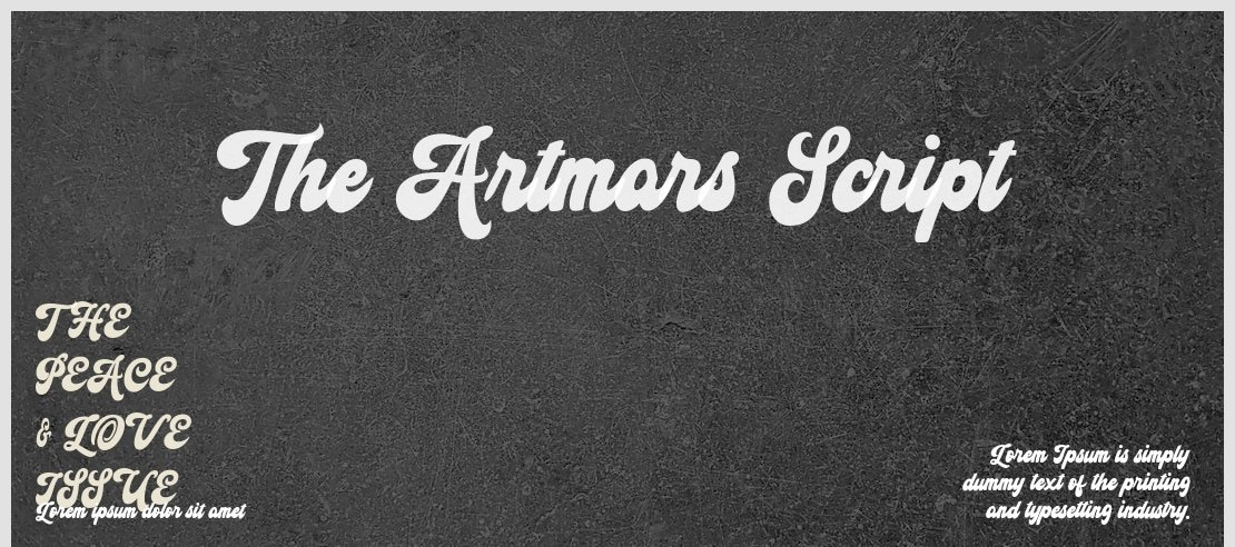 The Artmars Script Font
