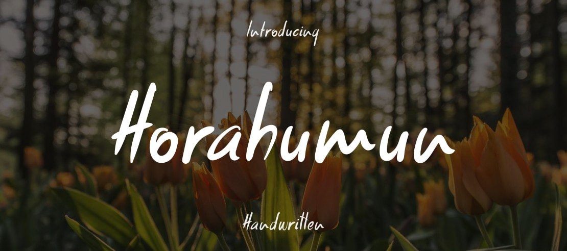 Horahumun Font
