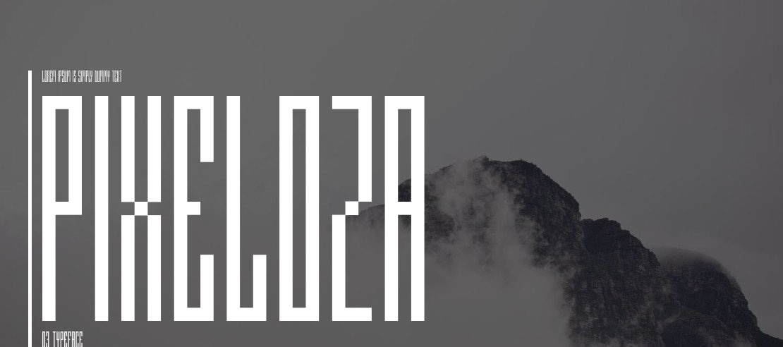 Pixeloza 03 Font