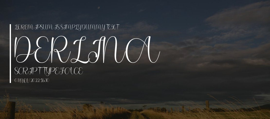 Derlina Script Font