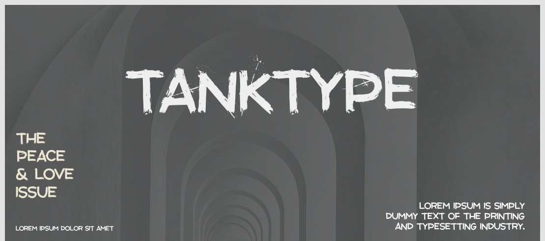 TANKTYPE Font