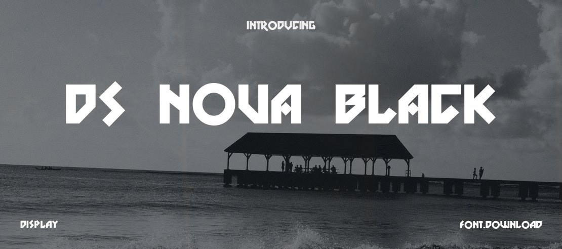 DS Nova Black Font