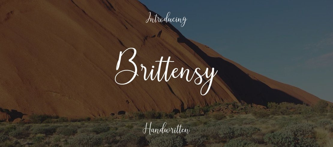 Brittensy Font