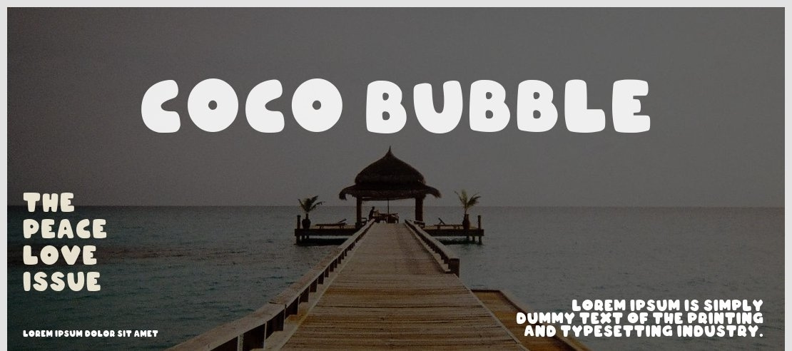 Coco Bubble Font