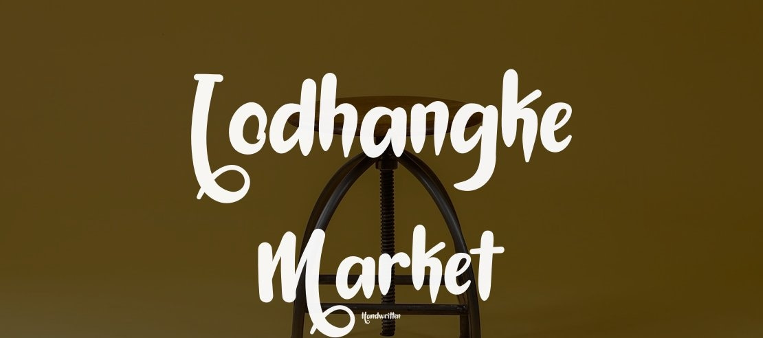 Lodhangke Market Font