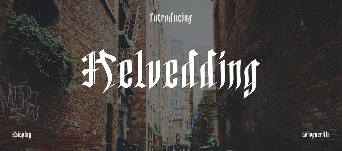 Helvedding Font