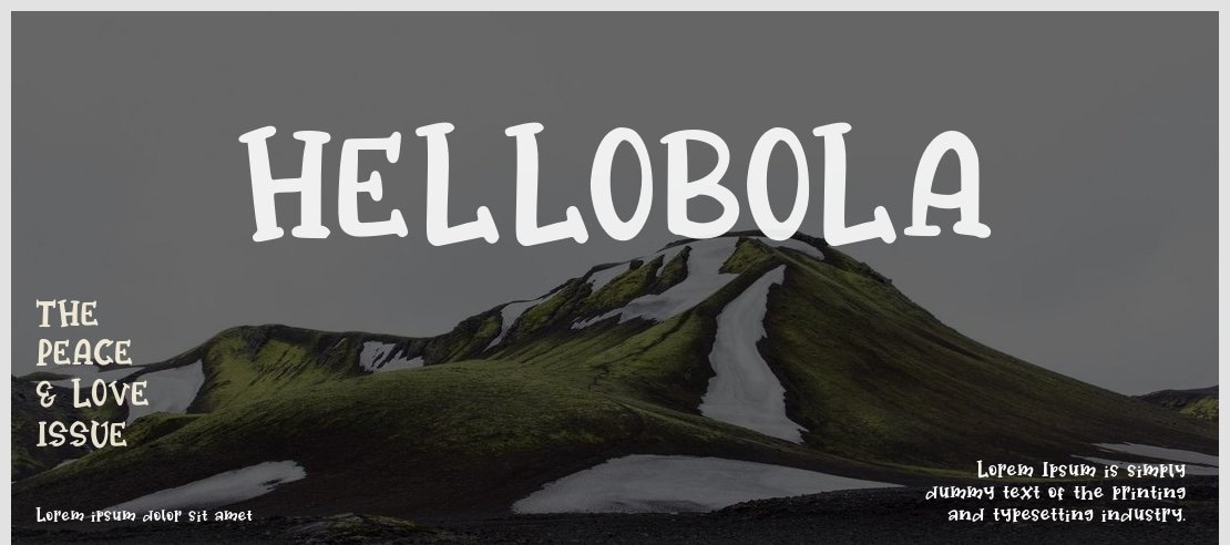 HELLOBOLA Font