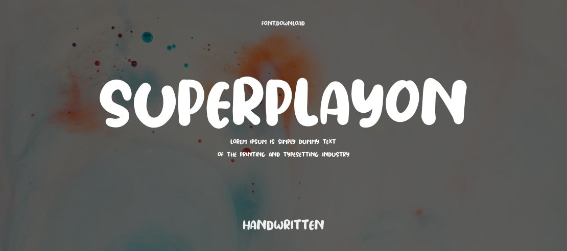 SuperPlayon Font