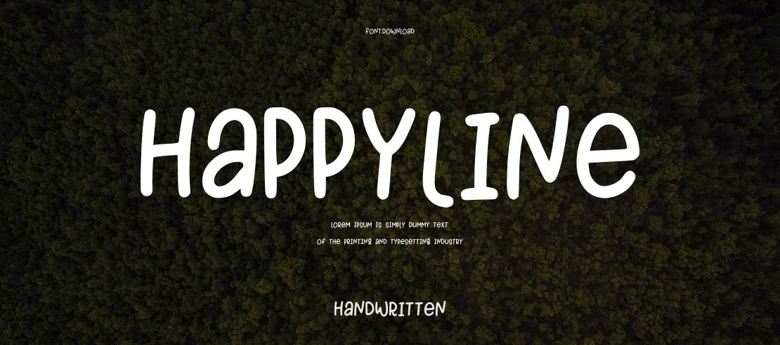 HAPPYLINE Font
