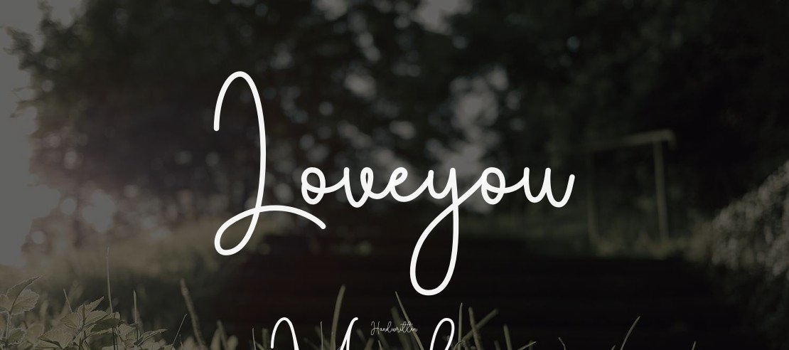 Loveyou Monoline Font