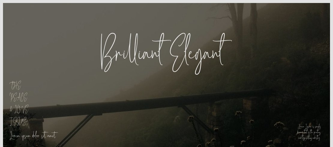 Brilliant Elegant Font