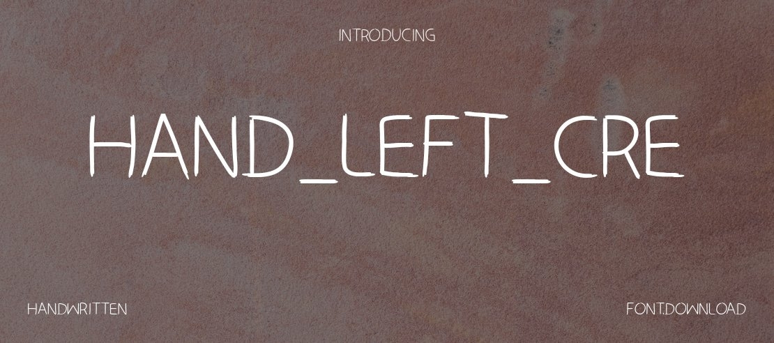 HAND_LEFT_CRE Font