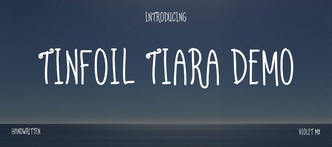 Tinfoil Tiara DEMO Font