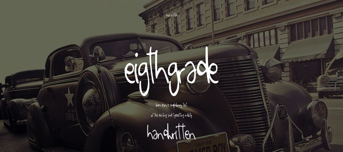 EigthGrade Font