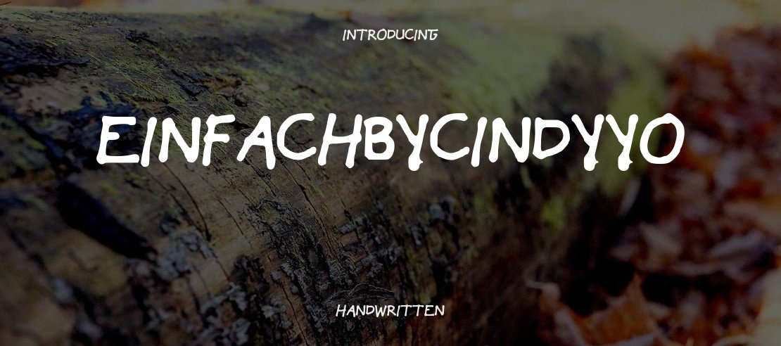 EinfachByCindyyo Font