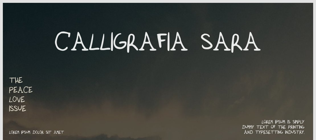 Calligrafia Sara Font