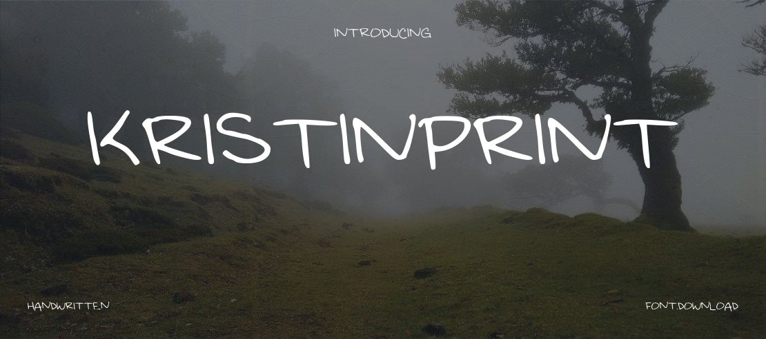 Kristinprint Font