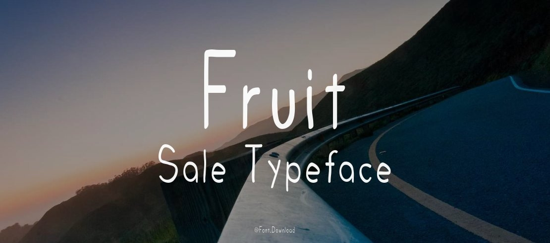 Fruit Sale Font