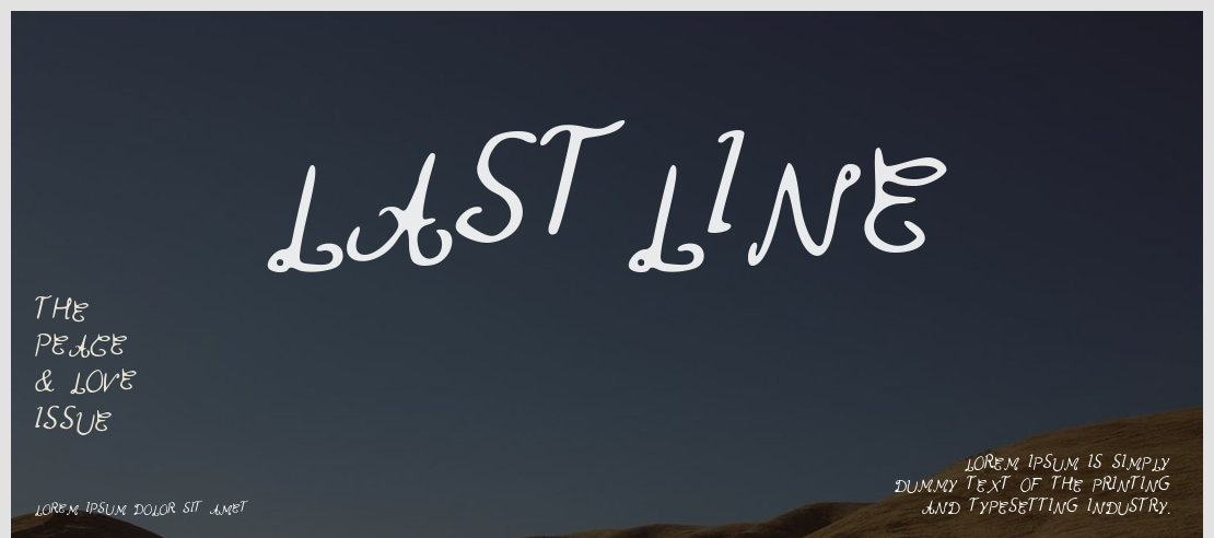 LastLine Font