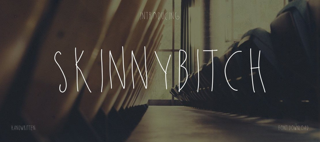 SkinnyBitch Font