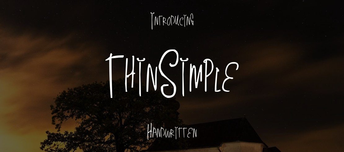 ThinSimple Font