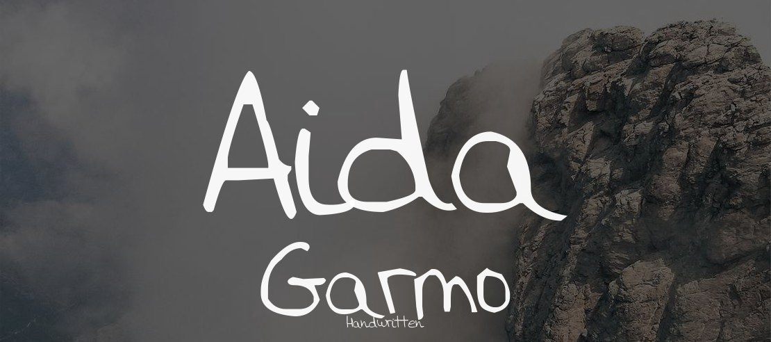 Aida Garmo Font