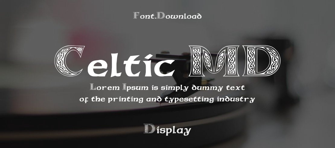 Celtic MD Font