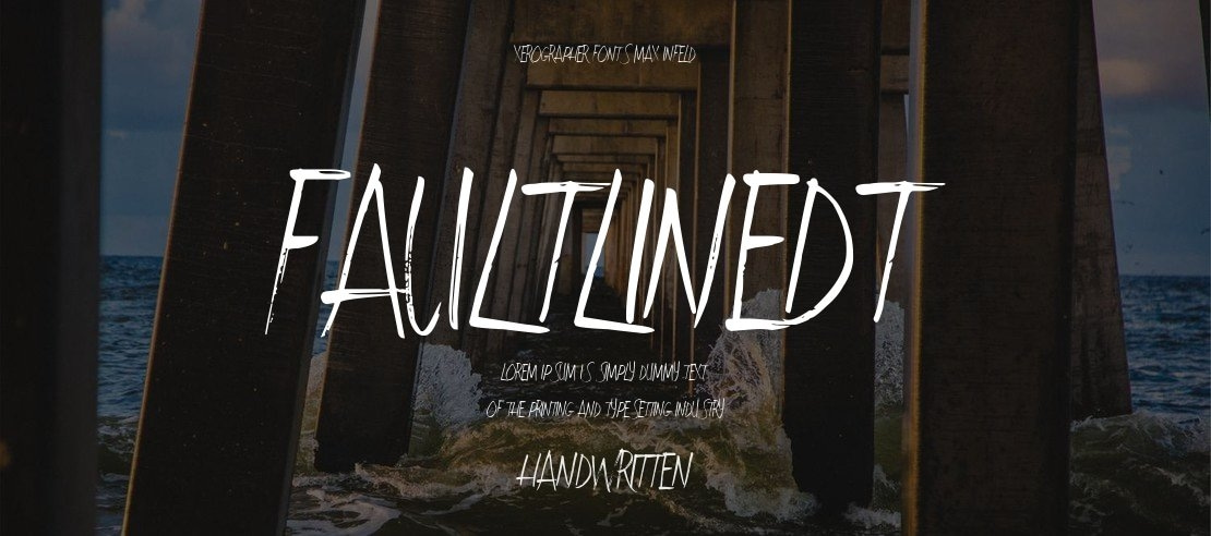 FaultLineDT Font