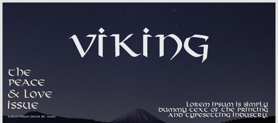 Viking Font