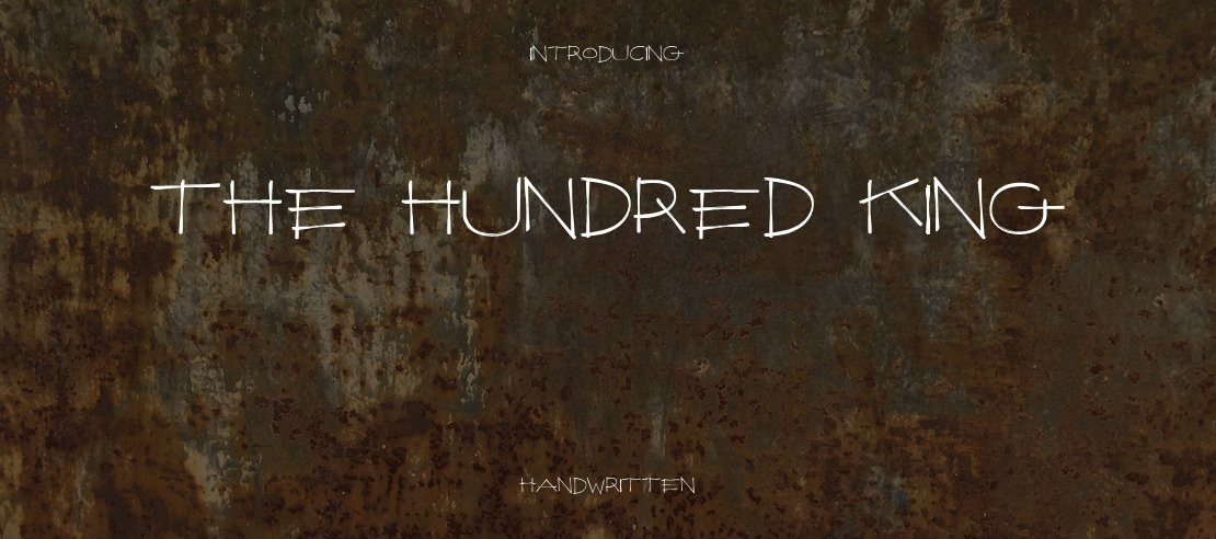 The Hundred King Font