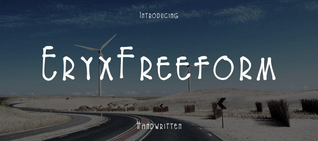 EryxFreeform Font