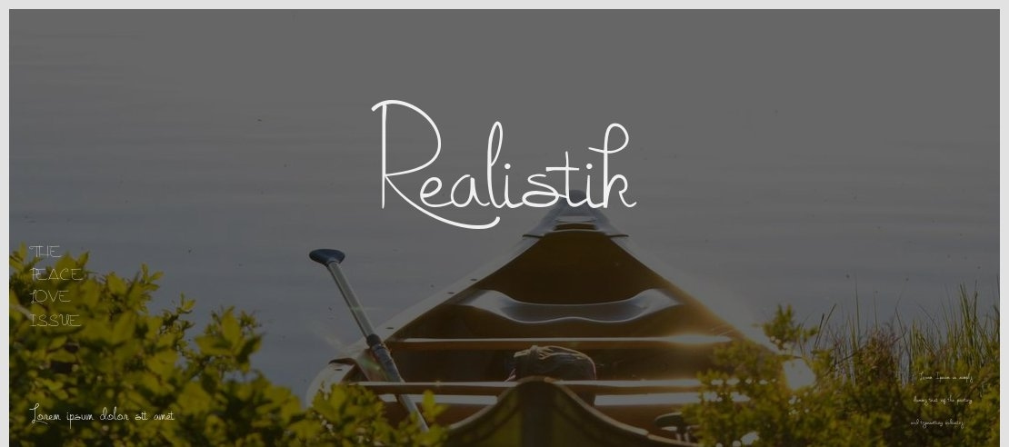 Realistik Font