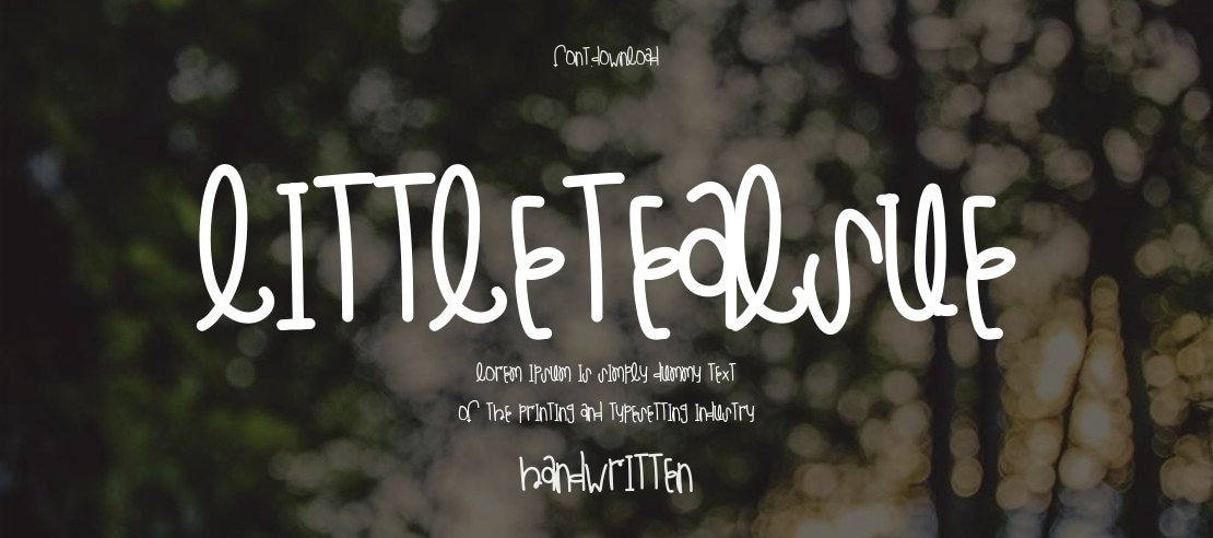 LittleTealSue Font