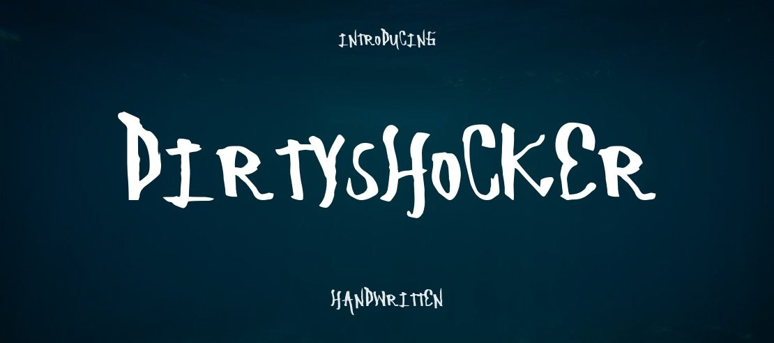 DirtyShocker Font