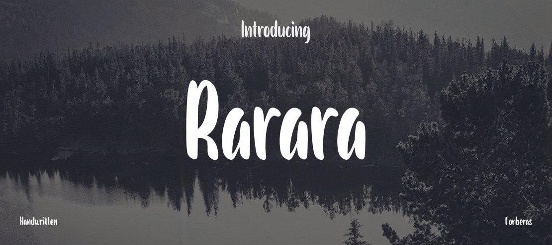 Rarara Font