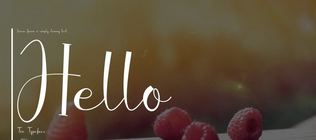 Hello Too Font