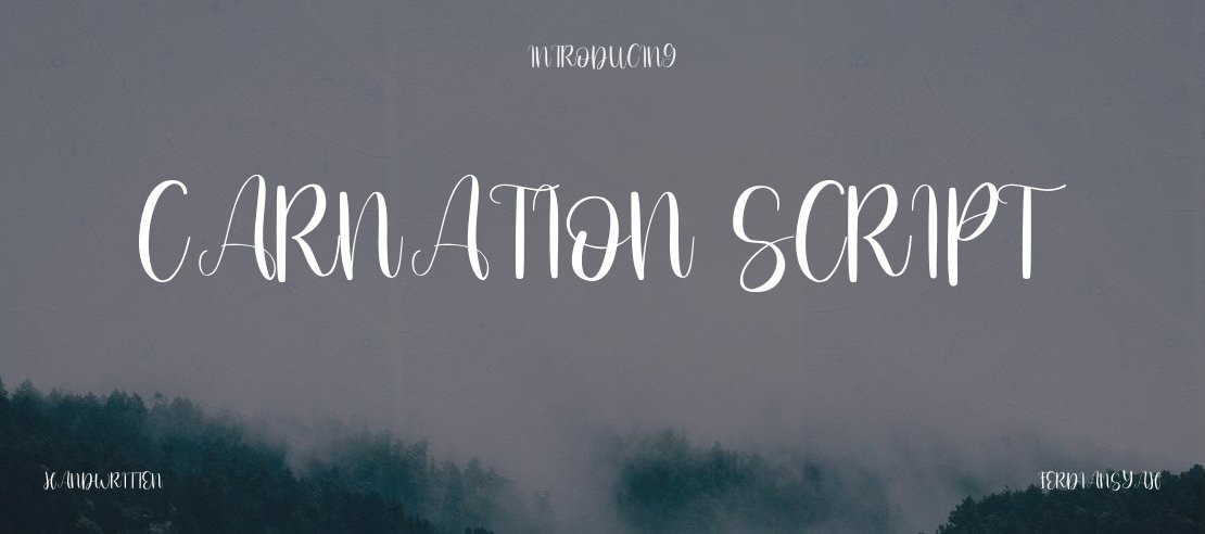 Carnation Script Font