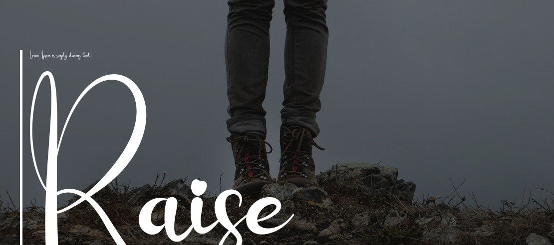 Raise Money Font