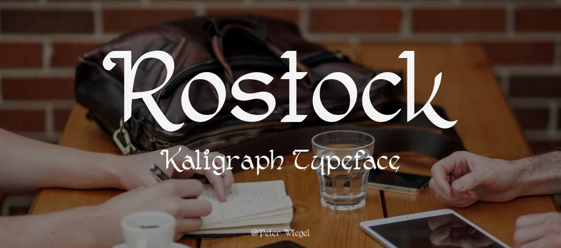 Rostock Kaligraph Font