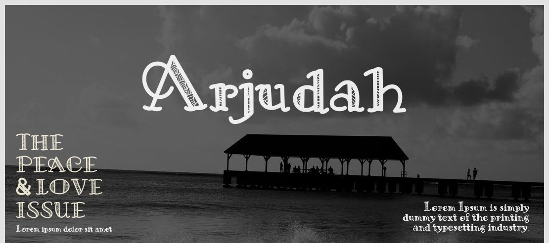 Arjudah Font