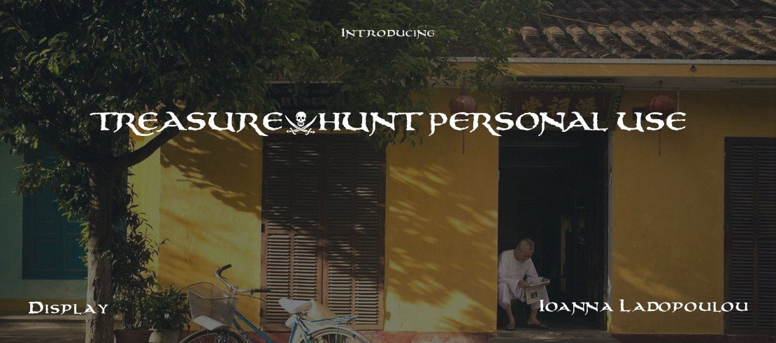 Treasurehunt PERSONAL USE Font