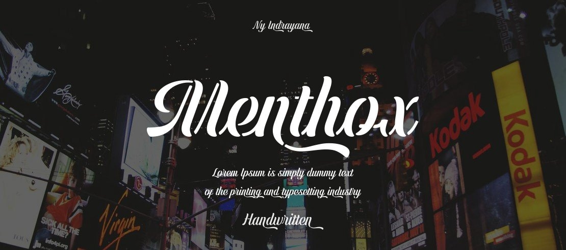 Menthox Font