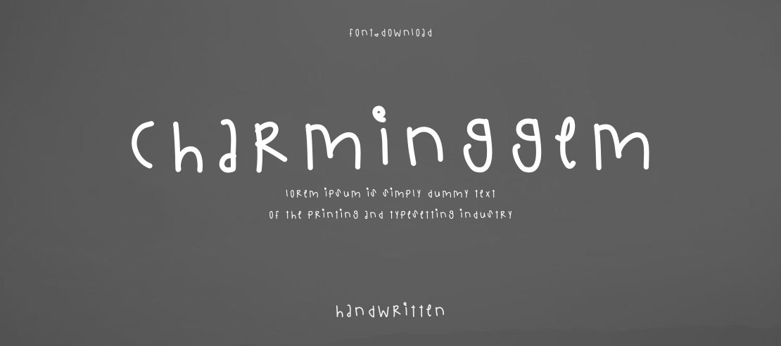 CharmingGem Font