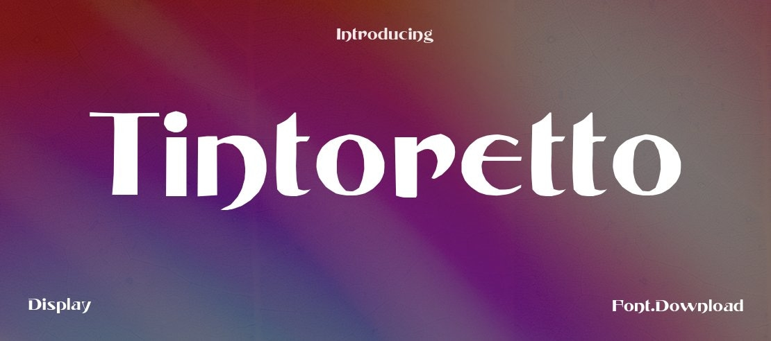 Tintoretto Font